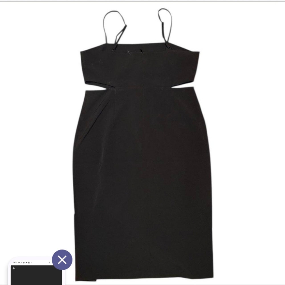French Connection NWT Whisper Cut-Out Midi Dress Size 12 - Picture 5 of 7
